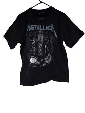 Metallica Ouija board guitar men's large t-shirt The Maxx Rock cotton Unisex